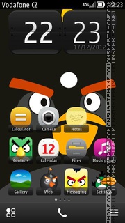 Angry Birds Space es el tema de pantalla