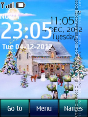 Snow Cabin Digital theme screenshot