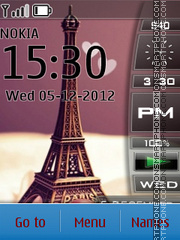 Eiffel Tower 15 theme screenshot