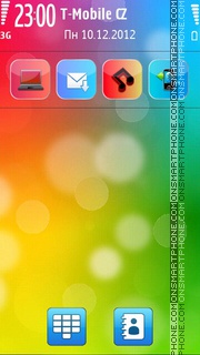 Ozo Abstract tema screenshot