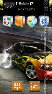 American Car theme screenshot