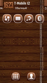 Midnight Wooden 5th tema screenshot