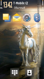 Unicorns 01 tema screenshot