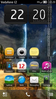 3d Space 01 tema screenshot