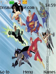 Скриншот темы Justice League