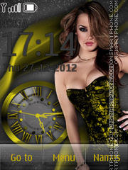 Girl tema screenshot