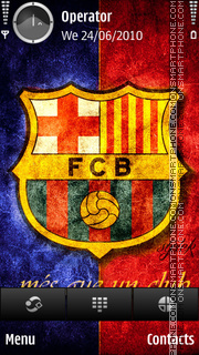 Barca tema screenshot