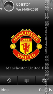 Manchester United tema screenshot