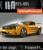 Ford Mustang Gt Animated tema screenshot