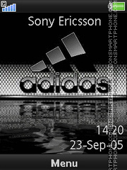 Adidas theme screenshot