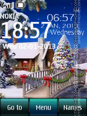 Winter Home and Tree theme screenshot