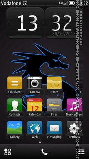 Dragon Belle tema screenshot