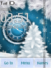Capture d'écran Winter thème