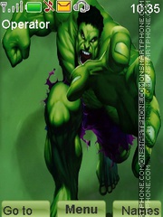 Hulk tema screenshot