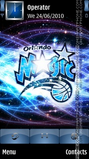 Capture d'écran Orlando Magic thème