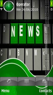 Capture d'écran News Logo thème