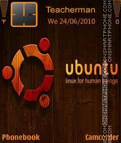Capture d'écran Ubuntu Logo thème