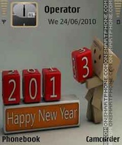 3D Blocks 2013 theme screenshot