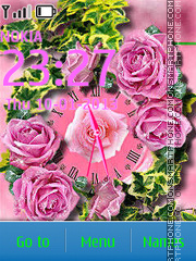 Pink roses es el tema de pantalla