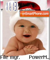 Cute Baby tema screenshot