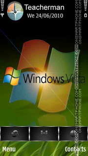 Скриншот темы Windows Vista