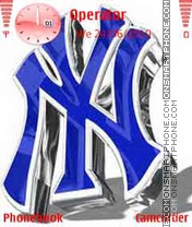 Blue Yankees tema screenshot