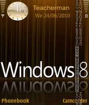 Capture d'écran Windows-8 thème
