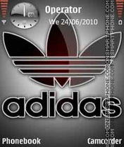 Adidas-Logo es el tema de pantalla
