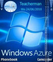 Скриншот темы Windows Azure