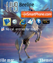 Flying Horse theme screenshot