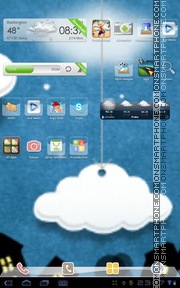 Rabbit World tema screenshot