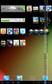 Скриншот темы Jelly Bean HD