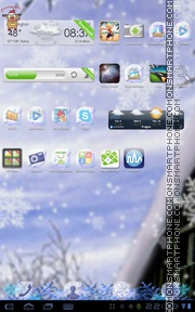 Winter Theme 01 es el tema de pantalla