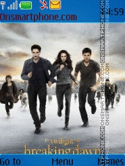 The Twilight Saga: Breaking Dawn es el tema de pantalla