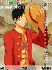 Capture d'écran Monkey D. Luffy thème