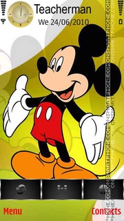 Mickey Mouse es el tema de pantalla