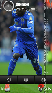 Demba Ba tema screenshot