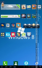 Capture d'écran Windows 8 12 thème