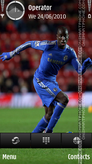 Demba Ba theme screenshot