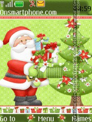 Santa Claus 08 theme screenshot