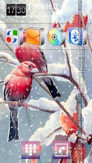 Bullfinches 01 Theme-Screenshot