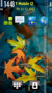 Autumn leaf 04 tema screenshot