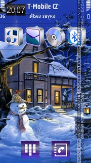 Snowman 12 theme screenshot