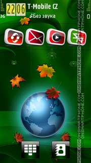 Earth 3d tema screenshot