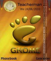 Скриншот темы Gnome Gold