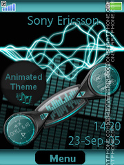 Capture d'écran MP3 Player thème