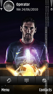 Leo Messi tema screenshot