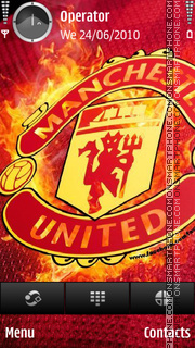 Manchester United theme screenshot