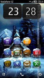 Winter Home 02 tema screenshot