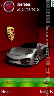 Porsche tema screenshot